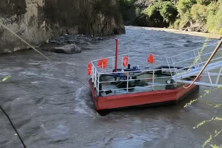Насосная станция водоснабжения после стихийного бедствия