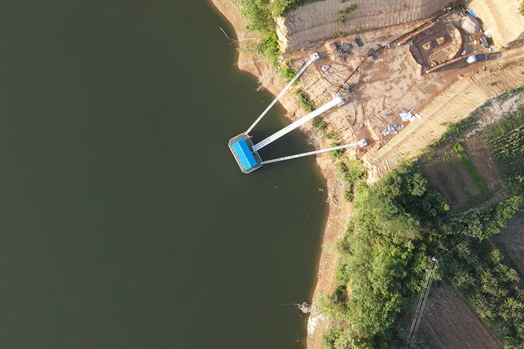 Насосная станция водозабора реки