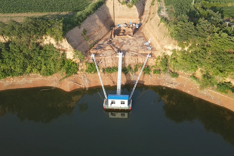 Насосная станция водозабора реки