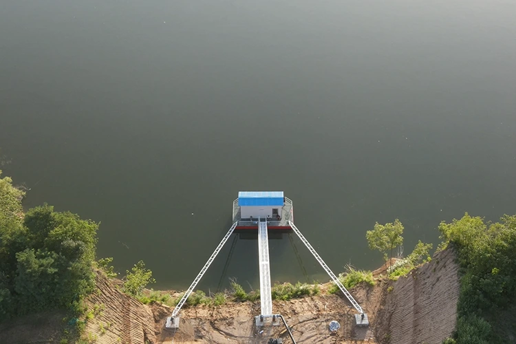 Насосная станция водозабора реки