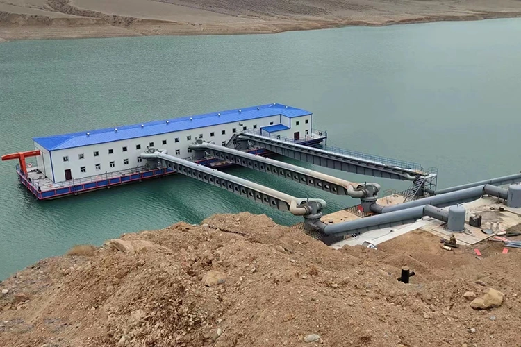 Вода со сложной рельефной насосной станцией